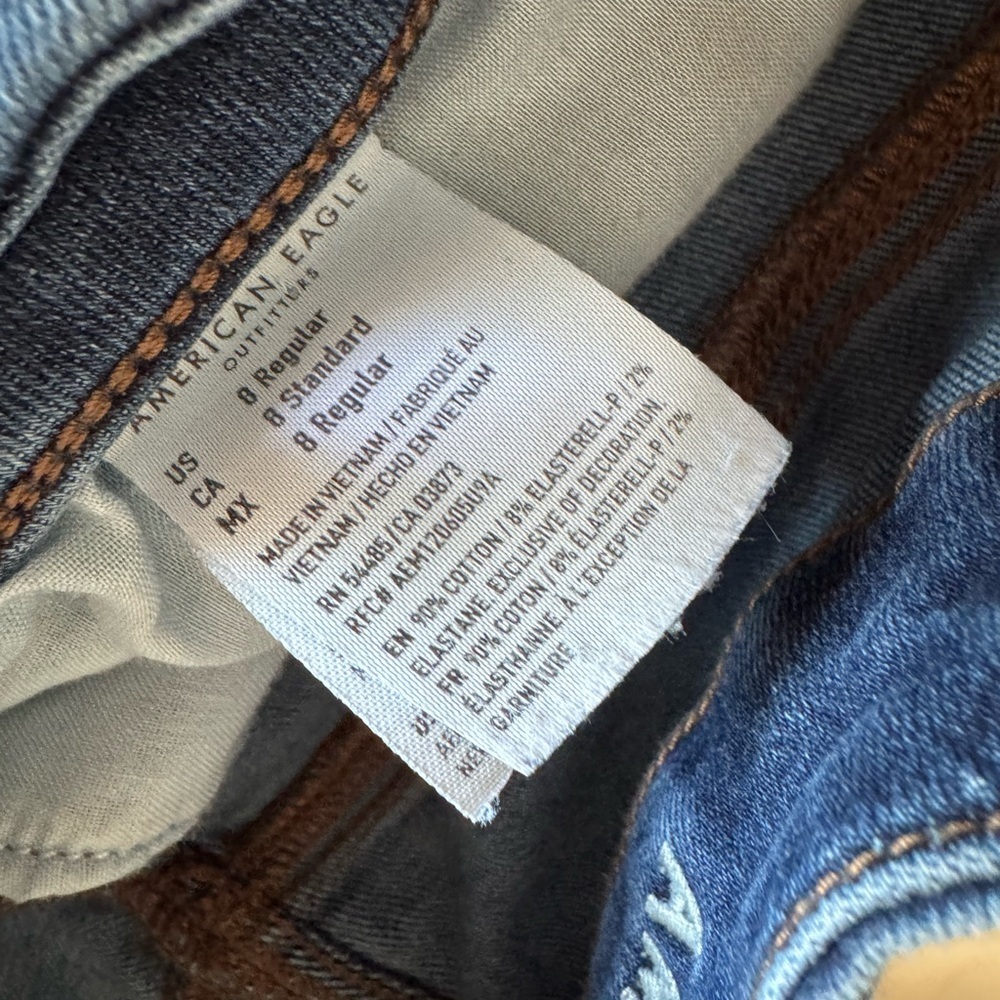 American Eagle Outfitters Dark Blue Skinny Jeans - Picture 5 of 5